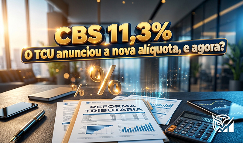 CBS 11,3% O TCU anunciou a nova aliquota, e agora?